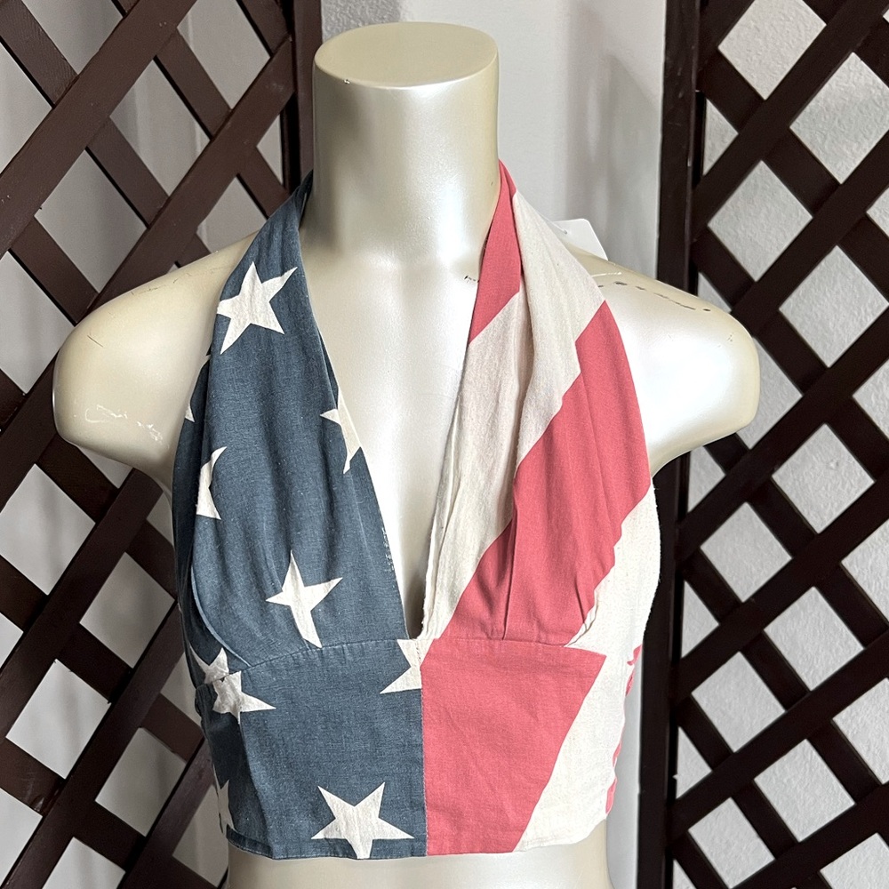 American Flag Halter